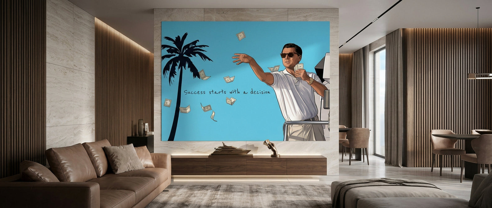 Success starts with a decision Poster Banner