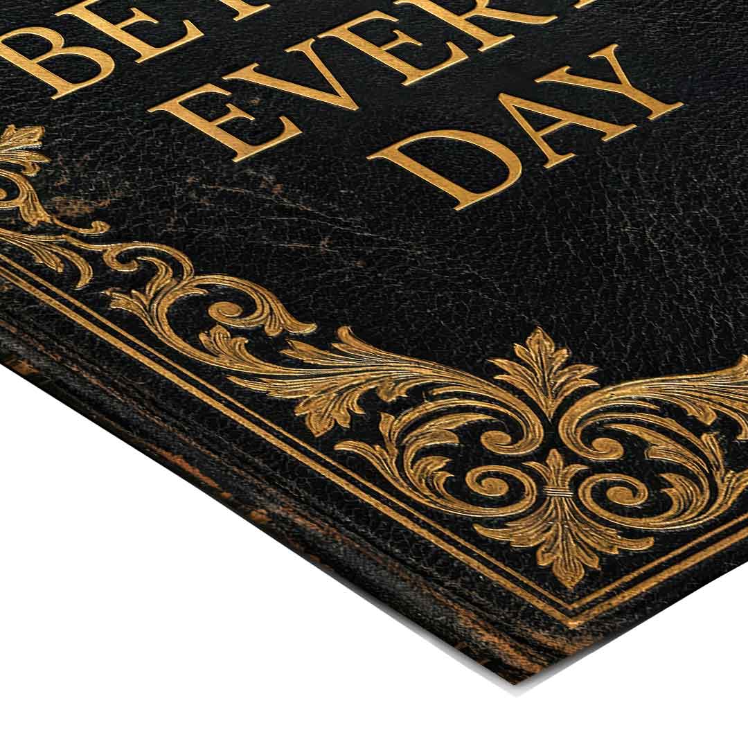 DOTCOMCANVAS® 1% better every day Poster – Eckdetail