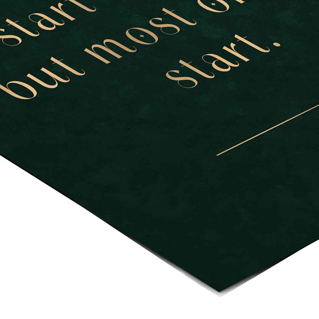DOTCOMCANVAS Dream Big Poster Eck-Detailansicht