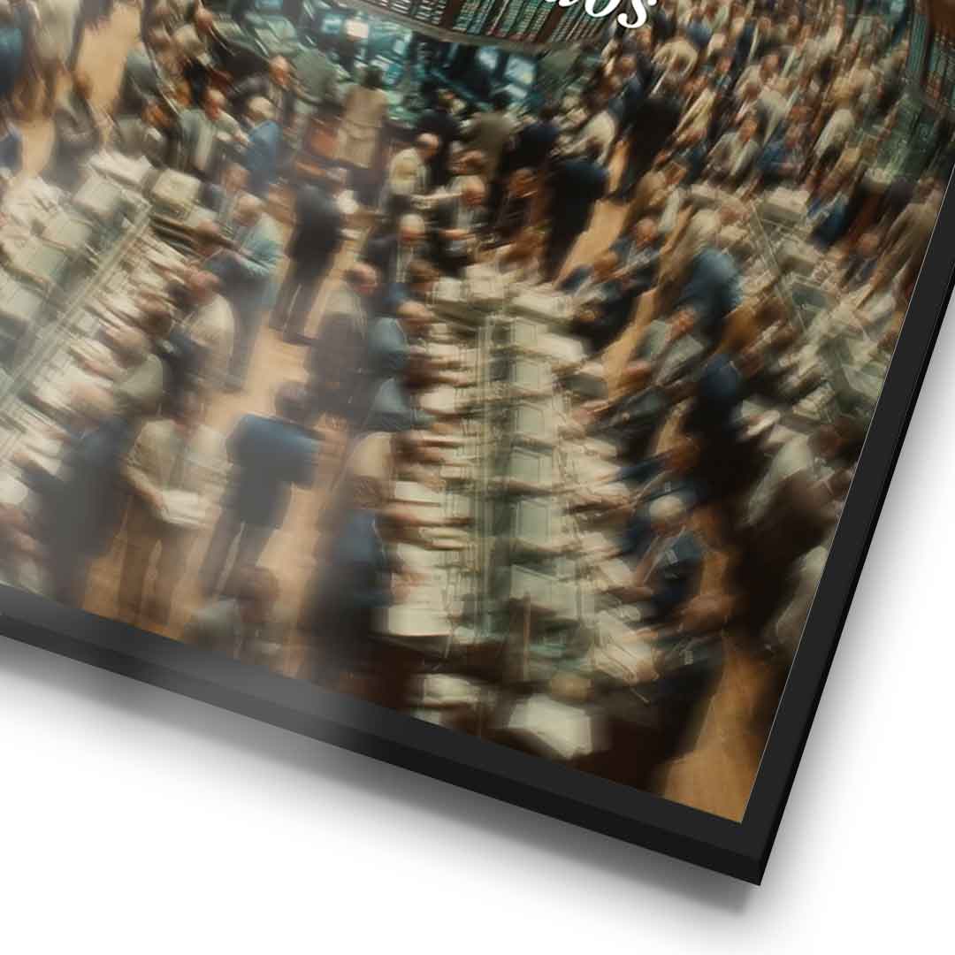 Thrive in Chaos Poster Detailaufnahme Rahmen
