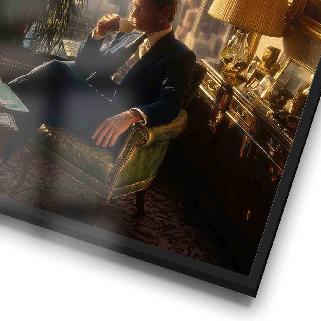 Patience Pays Off Poster Bilderrahmen Detailaufnahme