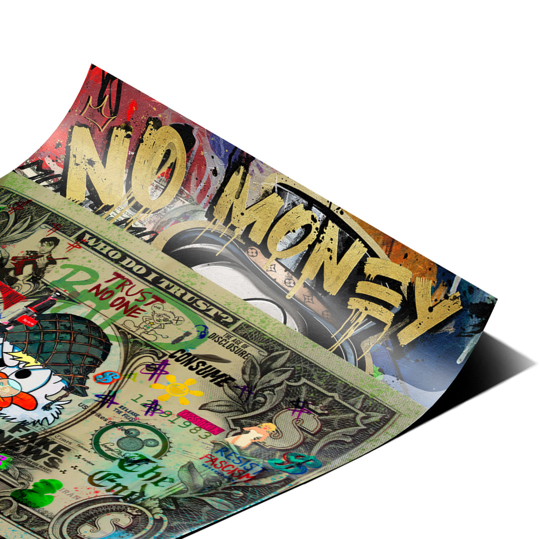 DOTCOMCANVAS TRUST NO ONE Poster Ecke Detail