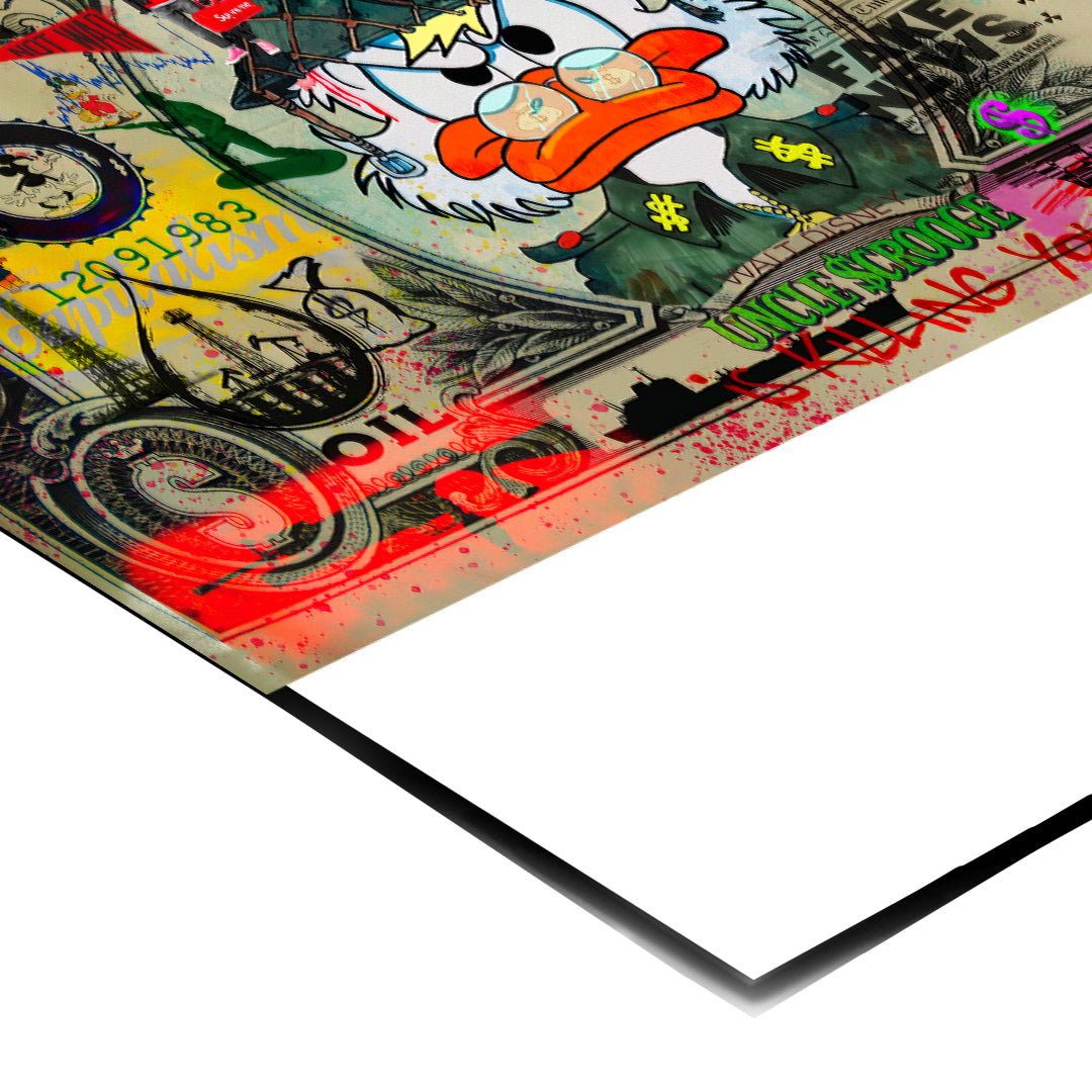 DOTCOMCANVAS TRUST NO ONE Poster Ecke Detail