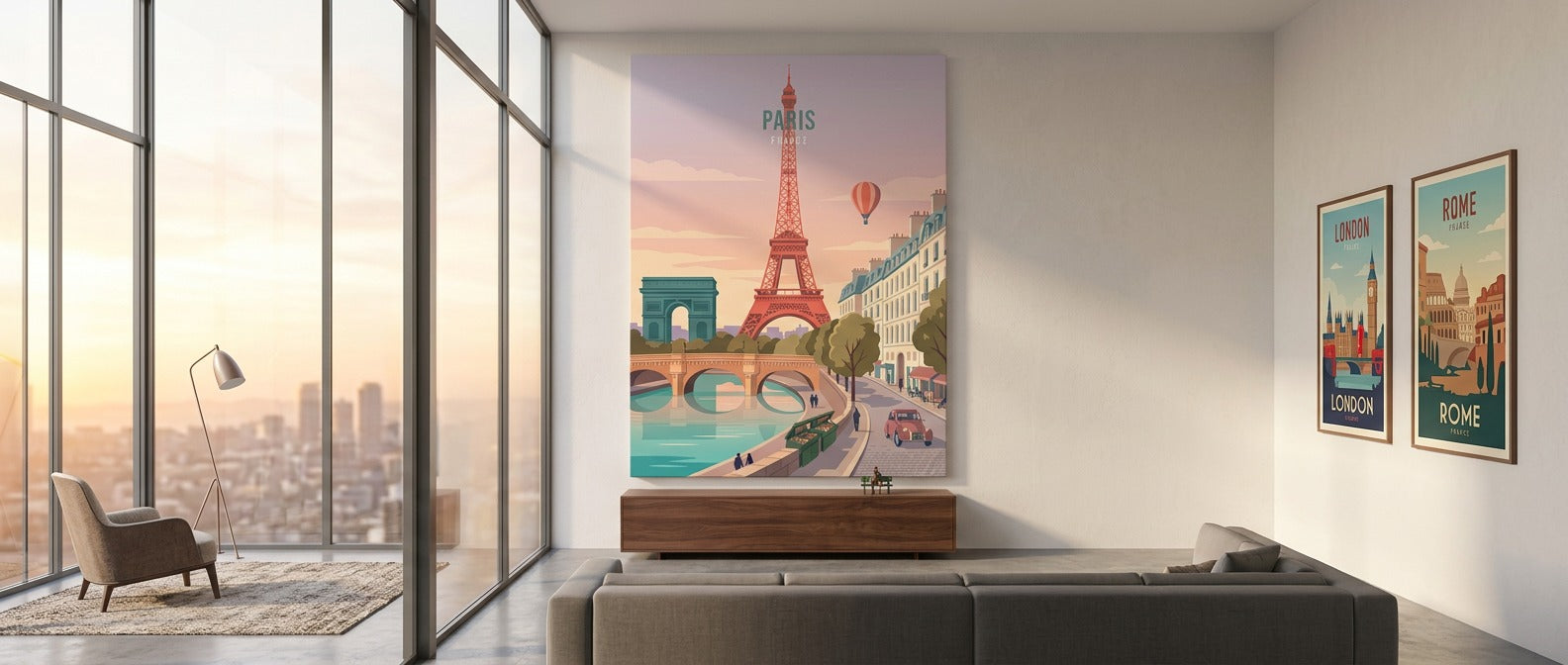 Paris Canvas Website Banner