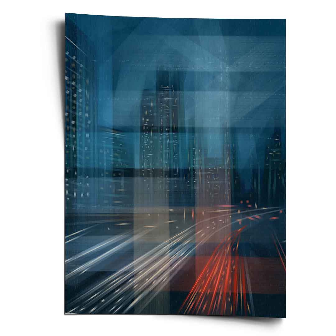 Night City with Speed - Poster