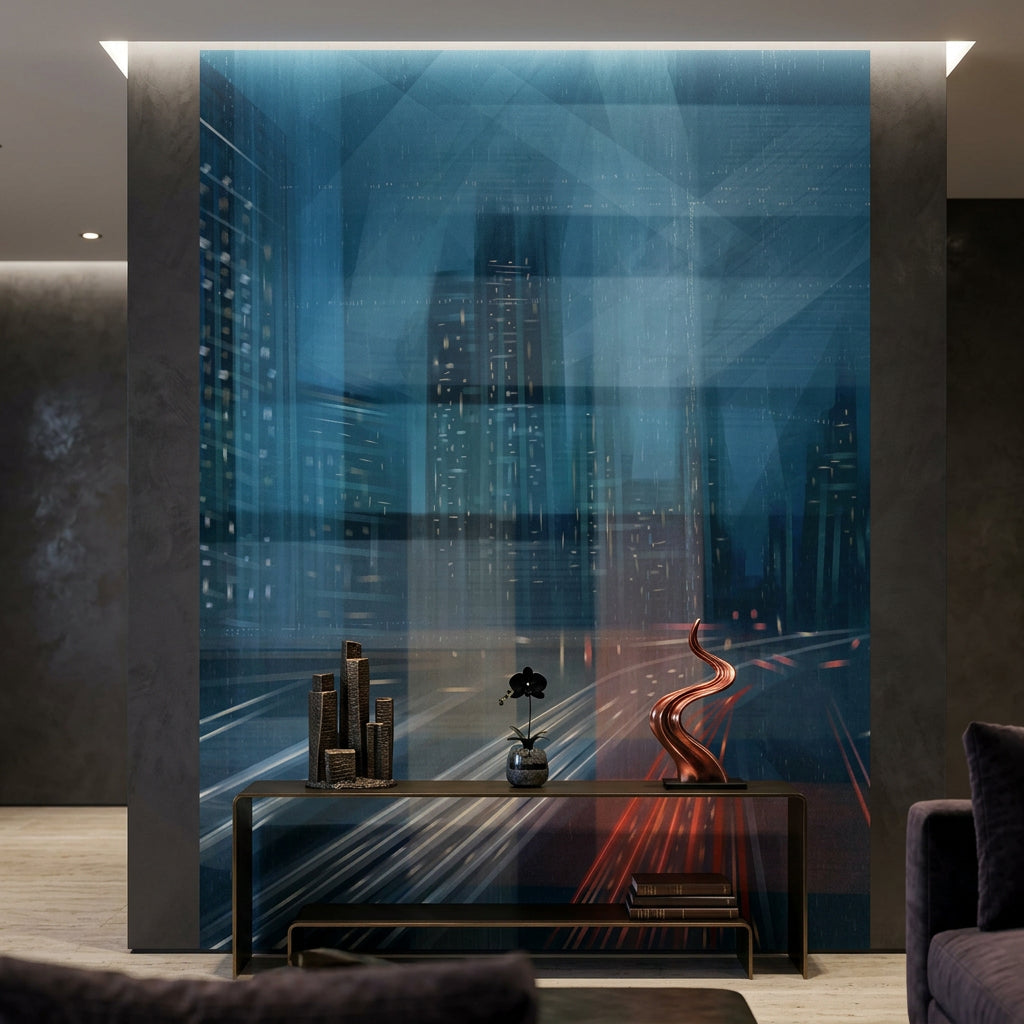 Night City with Speed - Poster Raum