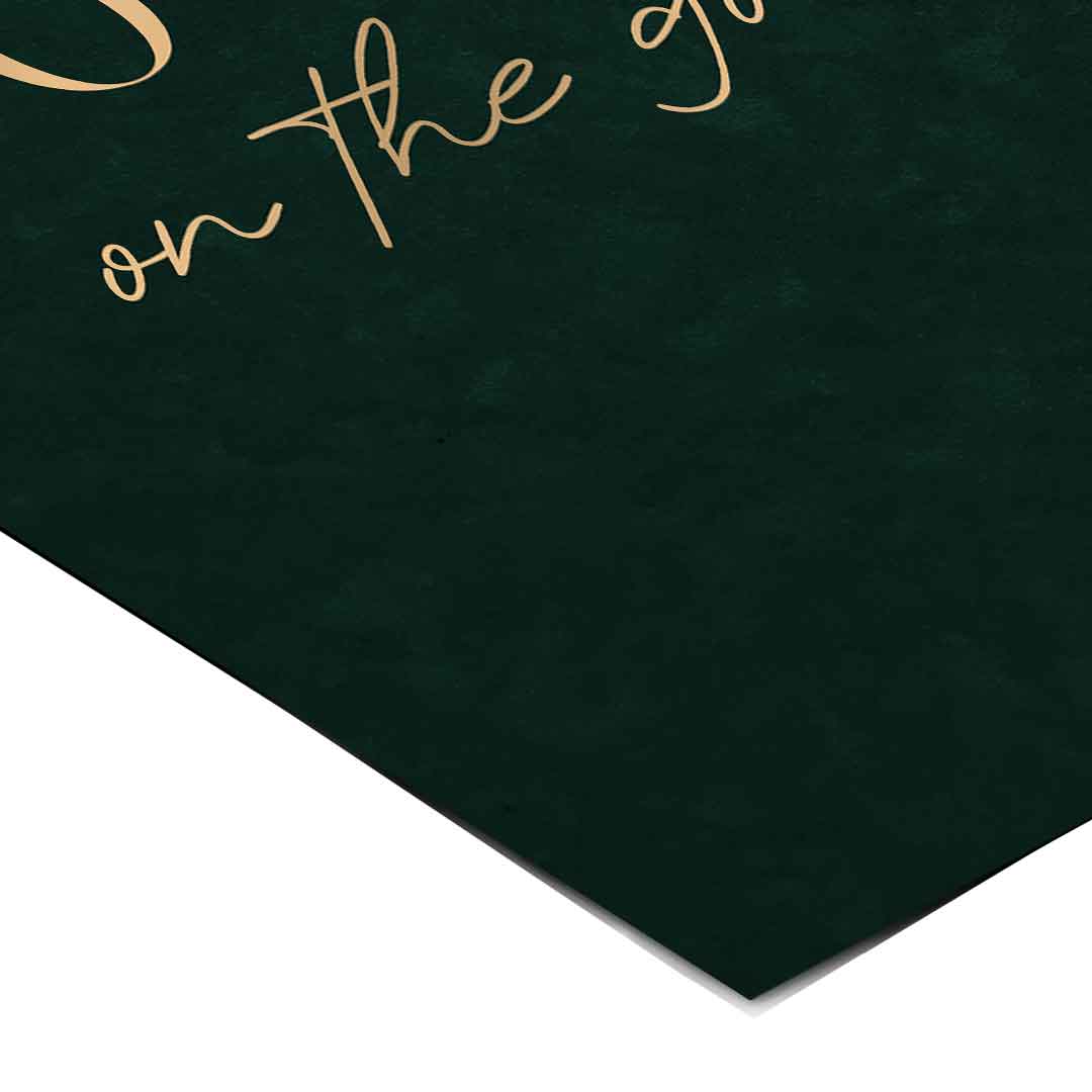 DOTCOMCANVAS FOCUS Poster – Eckdetail des Posters