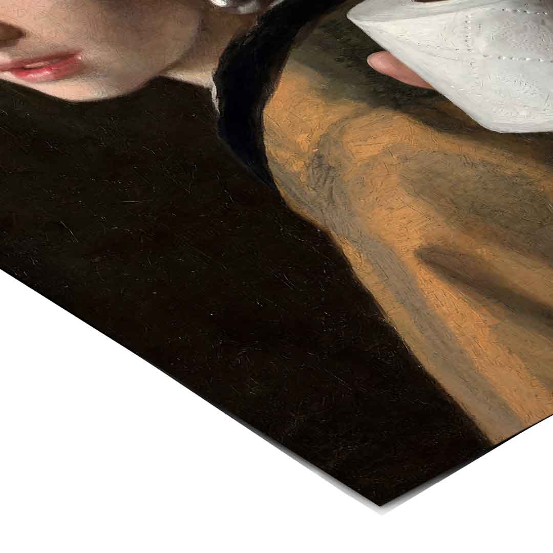 DOTCOMCANVAS Classic Painting for Toilett Poster Eckdetail 1