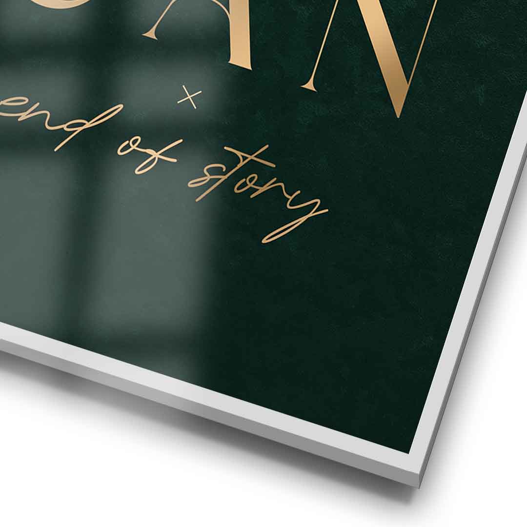 YOU CAN Poster Detailansicht Rahmen