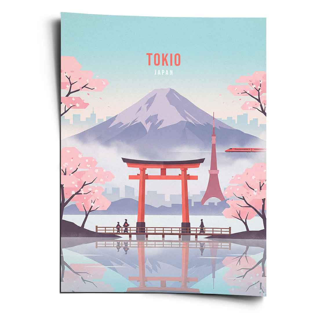DOTCOMCANVAS Tokyo Poster Vorderansicht