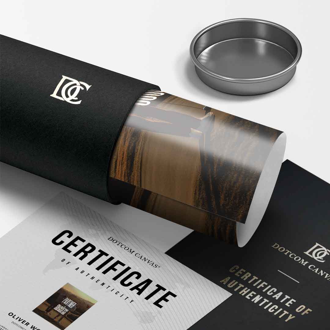 DOTCOMCANVAS Partner in Success Poster Versandverpackung Tube