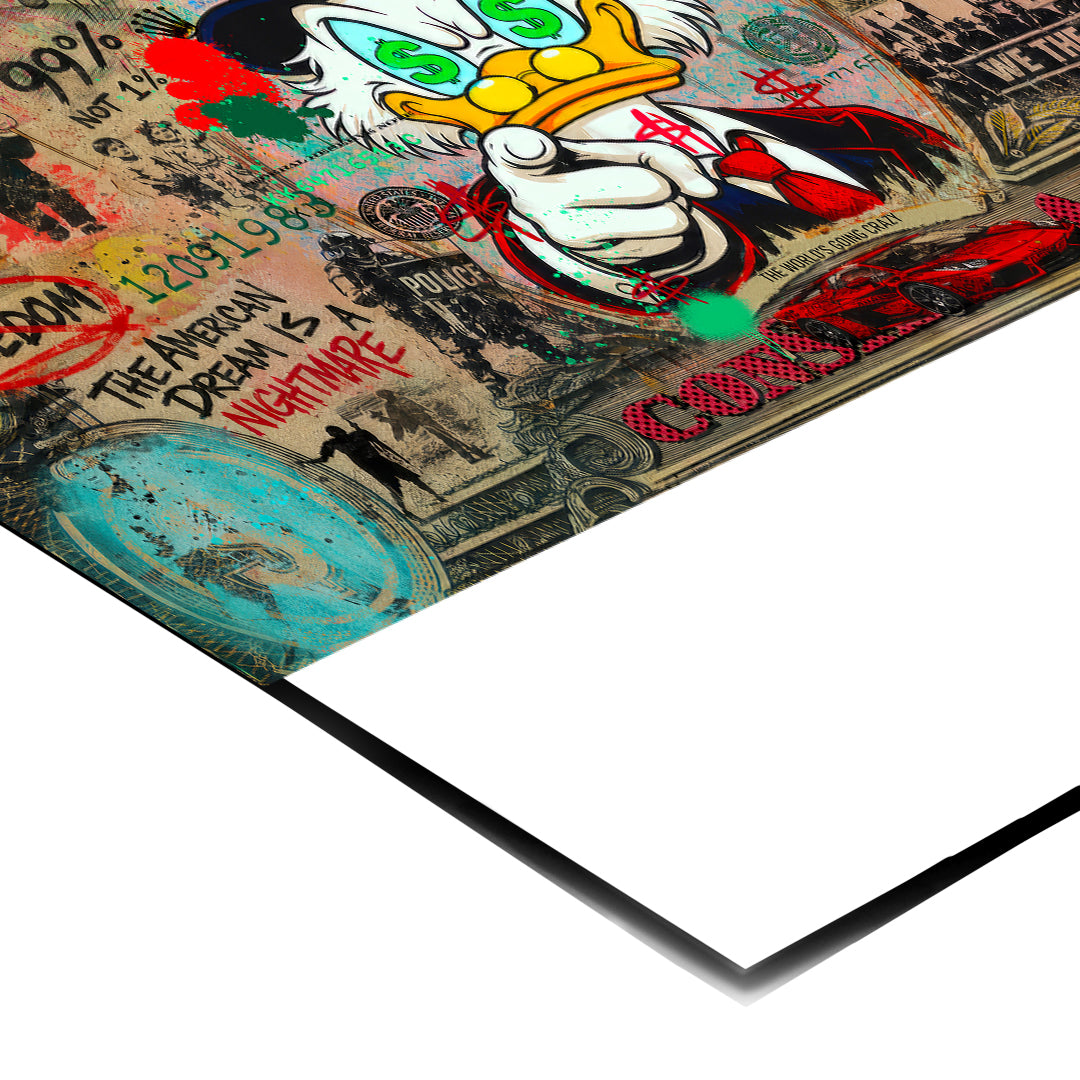 DOTCOMCANVAS WAKE UP! Poster Eckdetail