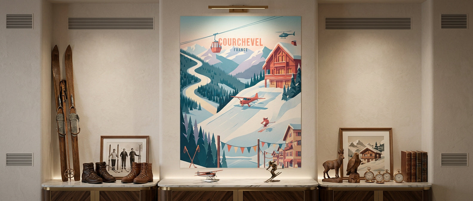 Courchevel Poster Banner
