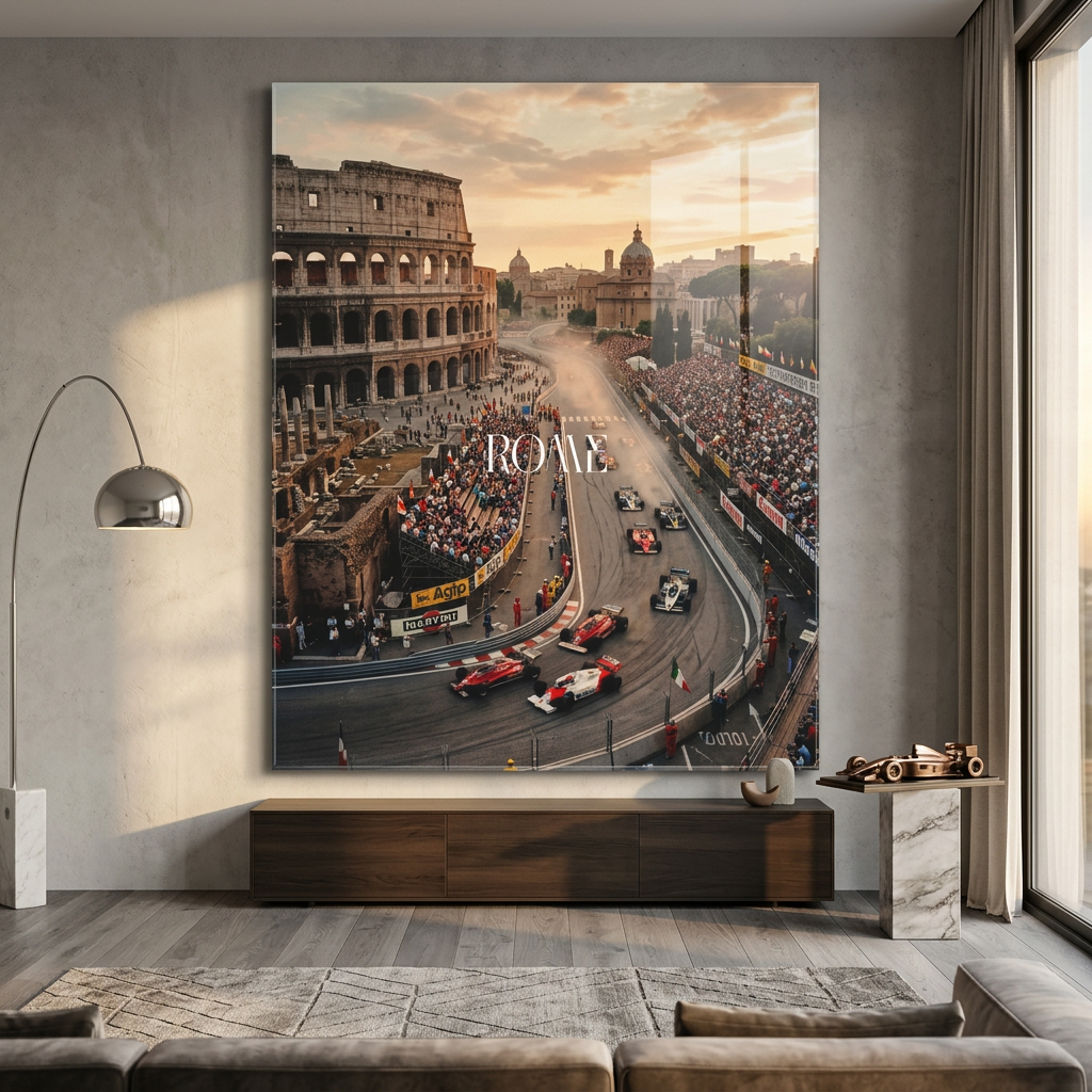 Rome F1 - Acryl Room mockup