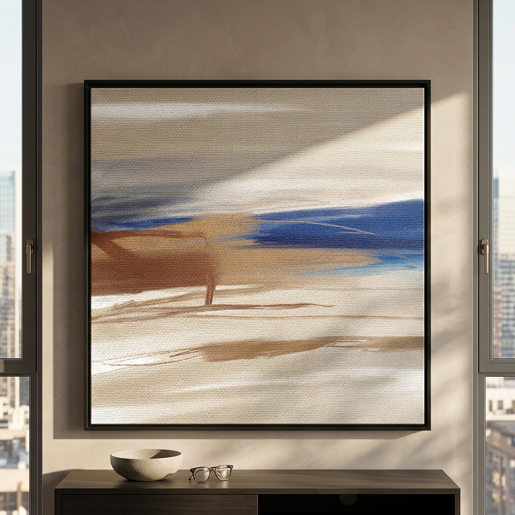DOTCOMCANVAS A gentle after Leinwandbild Raumansicht