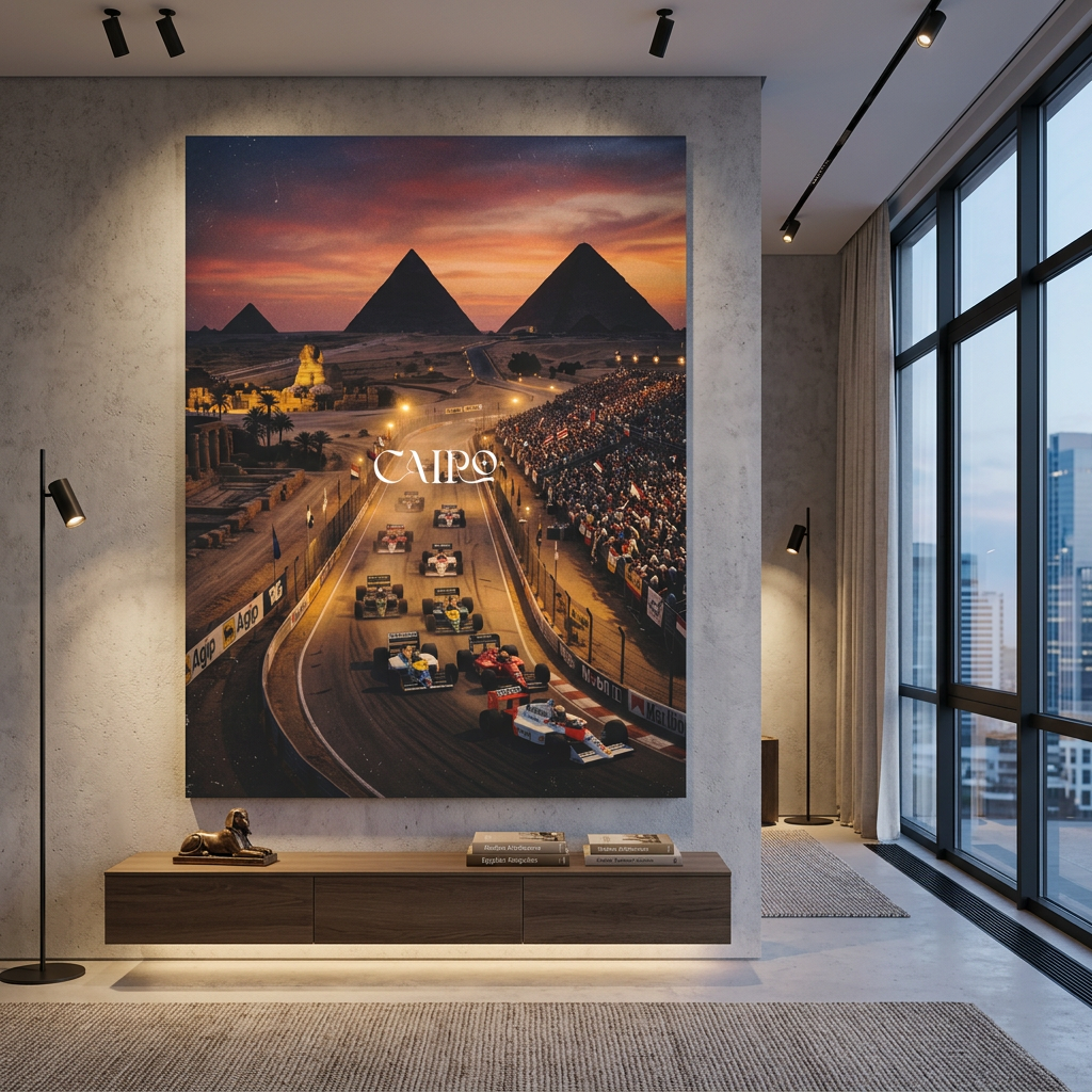 Cairo F1 - Canvas Room mockup