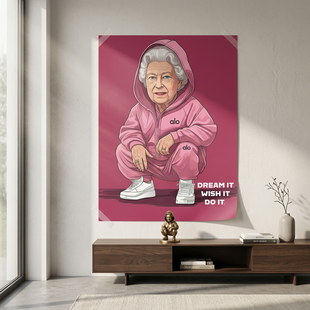 Queen Elizabeth Swag Raumansicht