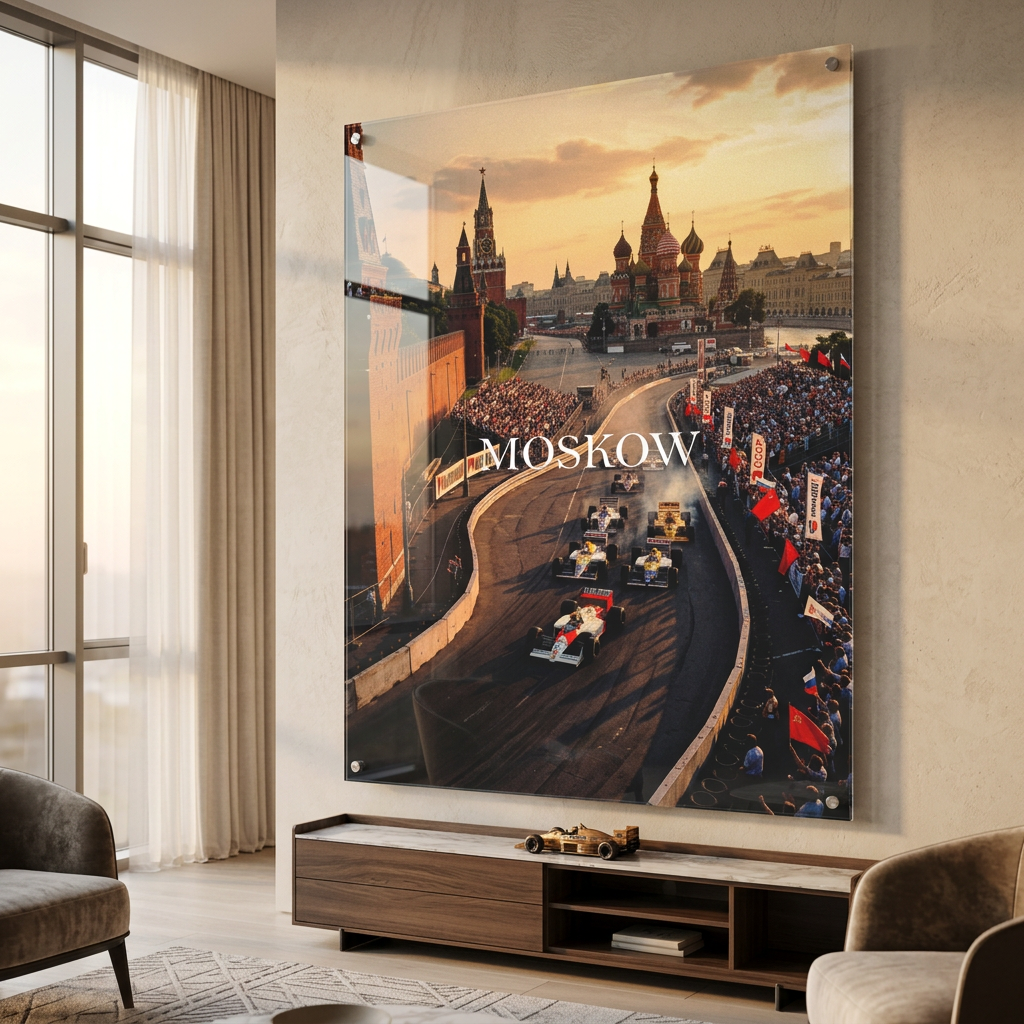 Moscow F1 - Acryl Room mockup