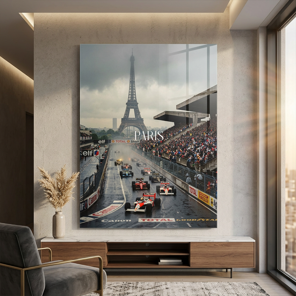 Paris F1 Acrylglas im Raum