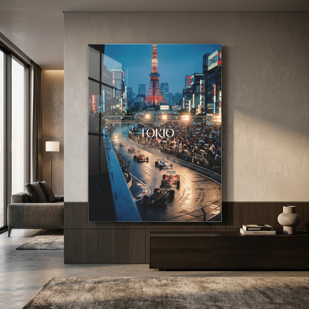 Tokyo F1 - Acryl Room mockup