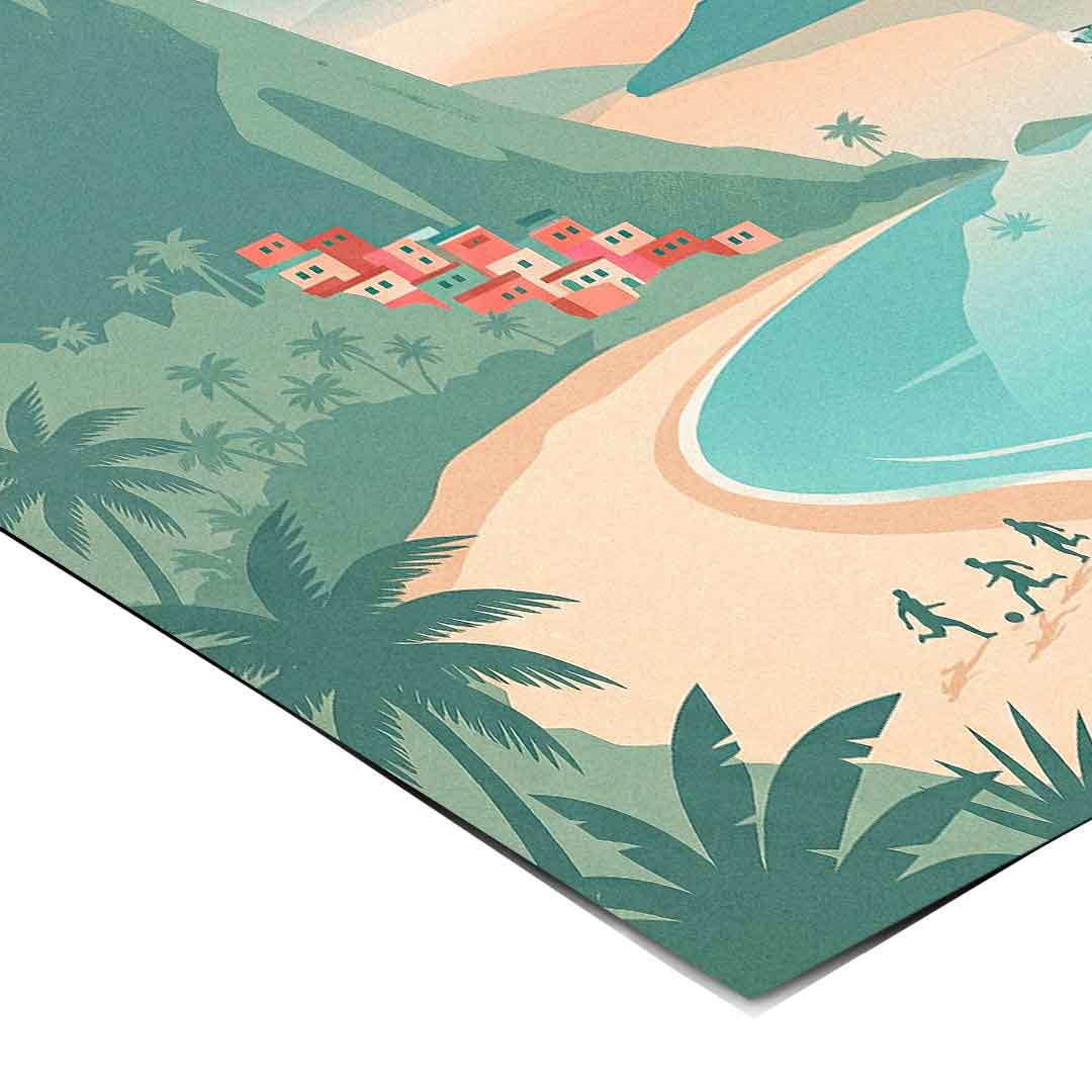 DOTCOMCANVAS Rio Poster Eckdetail