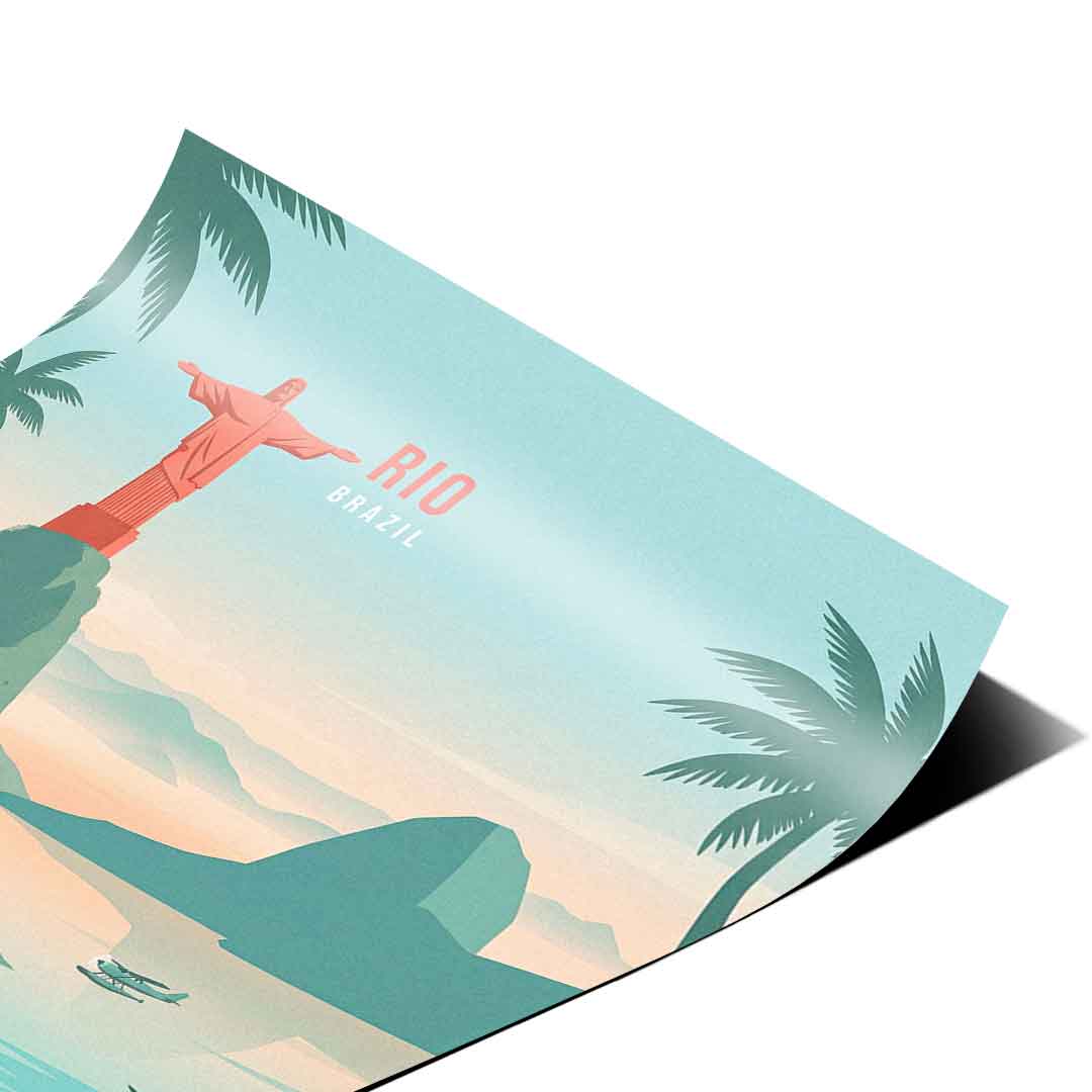 DOTCOMCANVAS Rio Poster Eckdetail 2