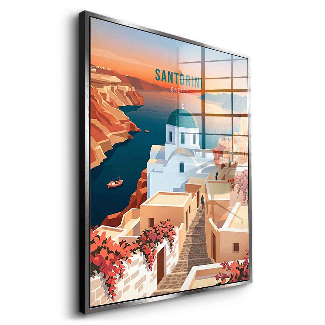 Santorini - Acrylglas