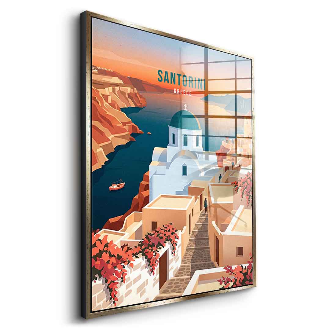 Santorini - Acrylglas