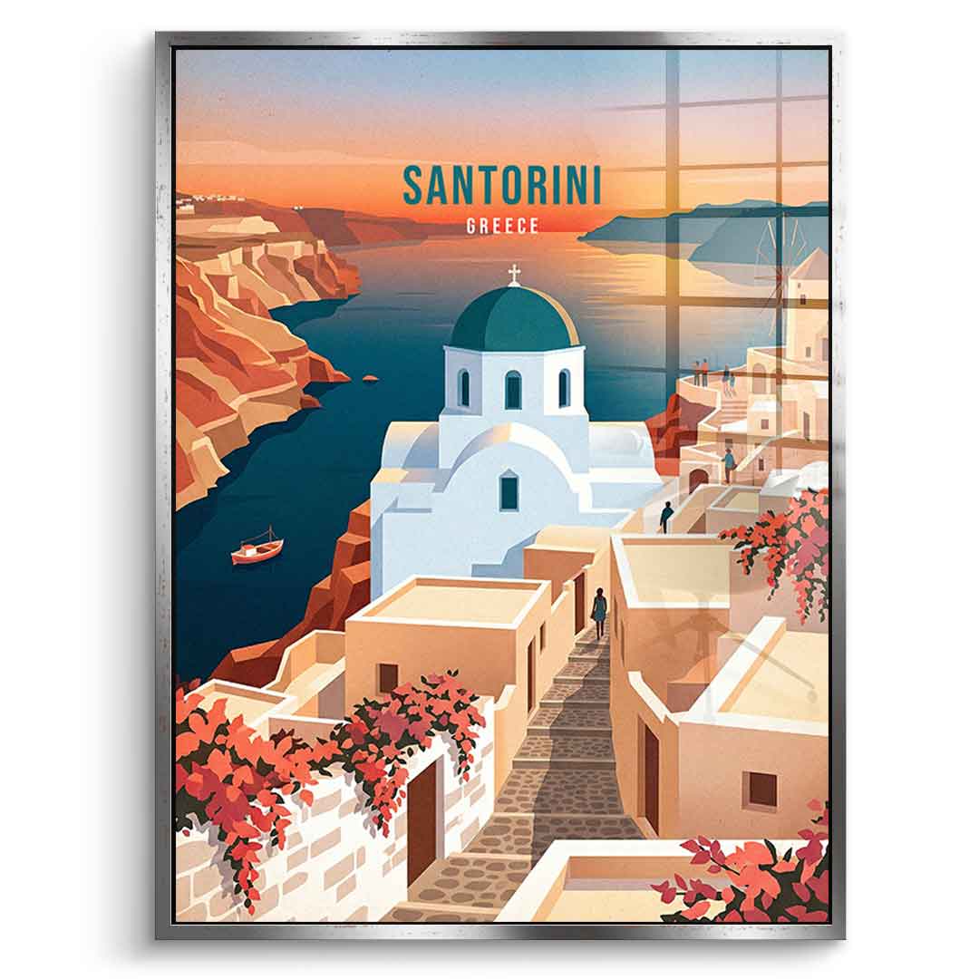 Santorini - Acrylglas