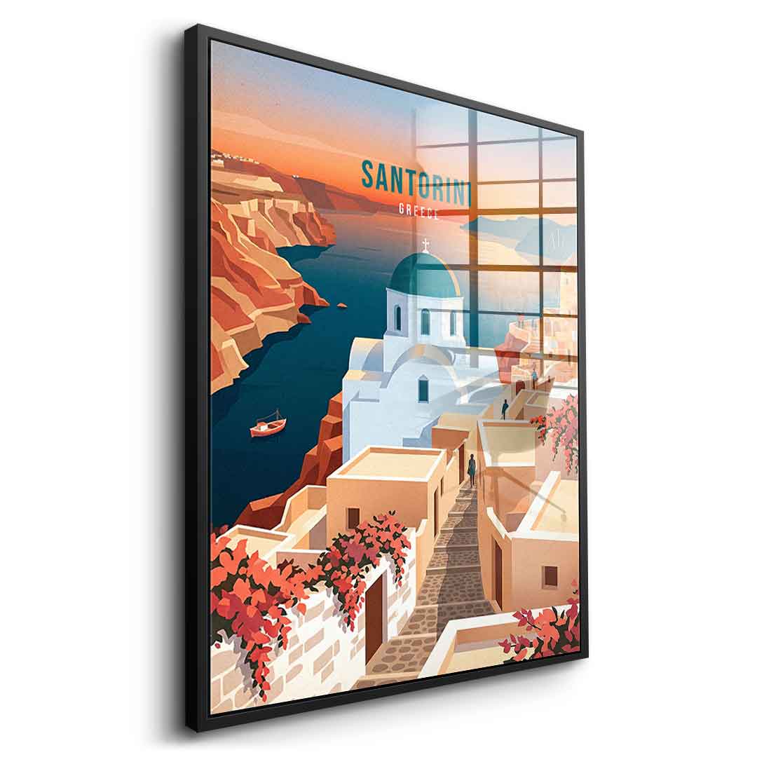 Santorini - Acrylglas