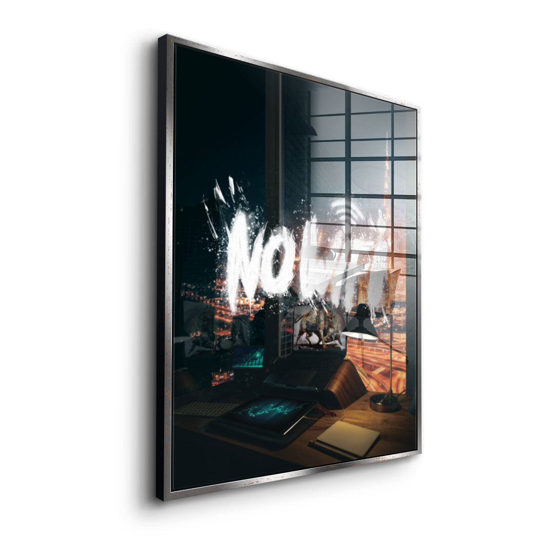 NO WIFI - Acrylic glass