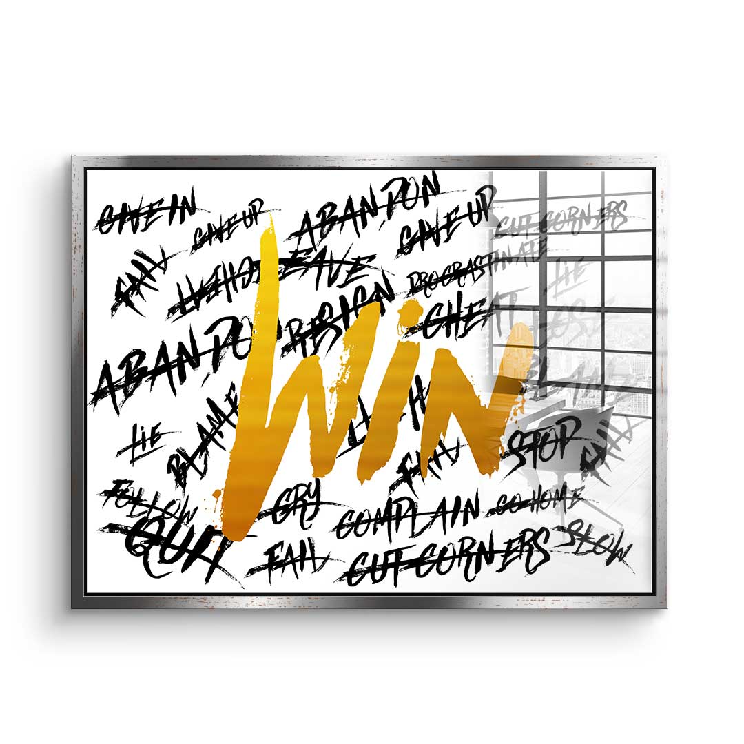 WIN - Acrylic glass
