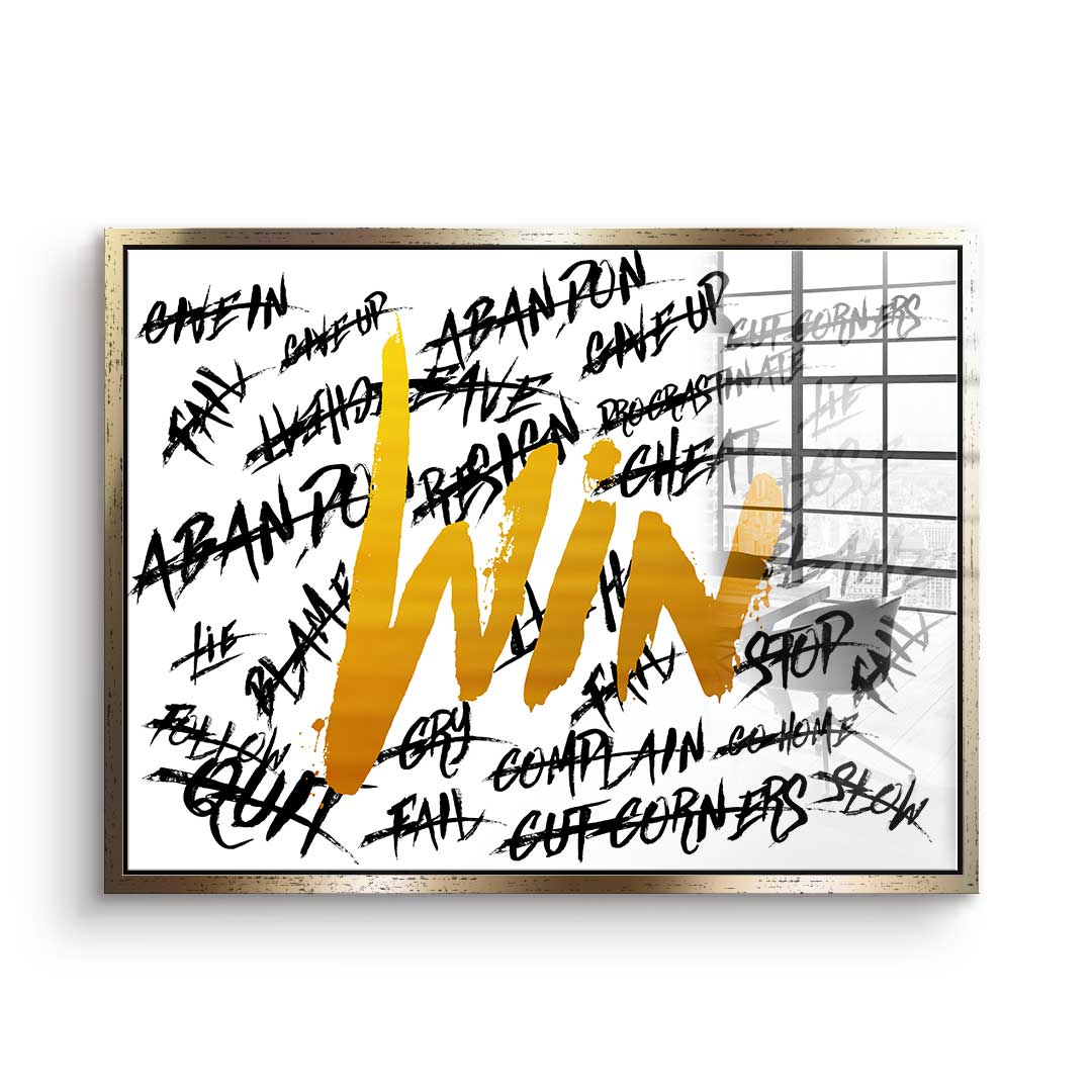 WIN - Acrylic glass