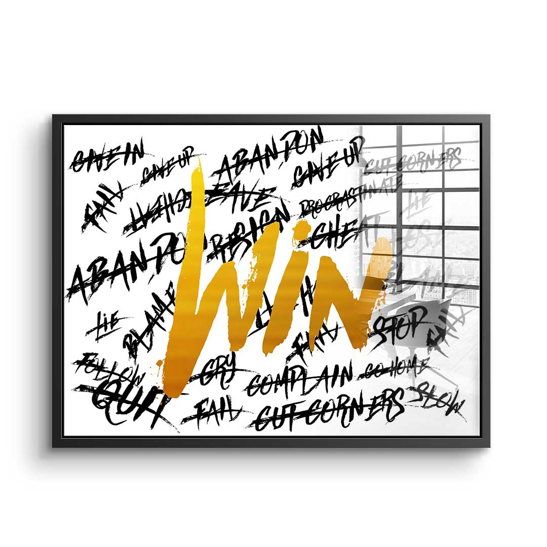 WIN - Acrylic glass