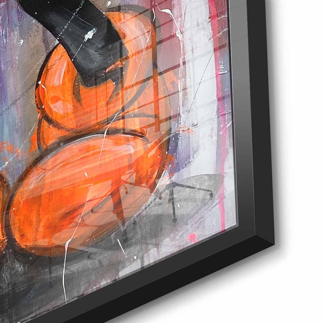 Don't worry, just dance - acrylic glass