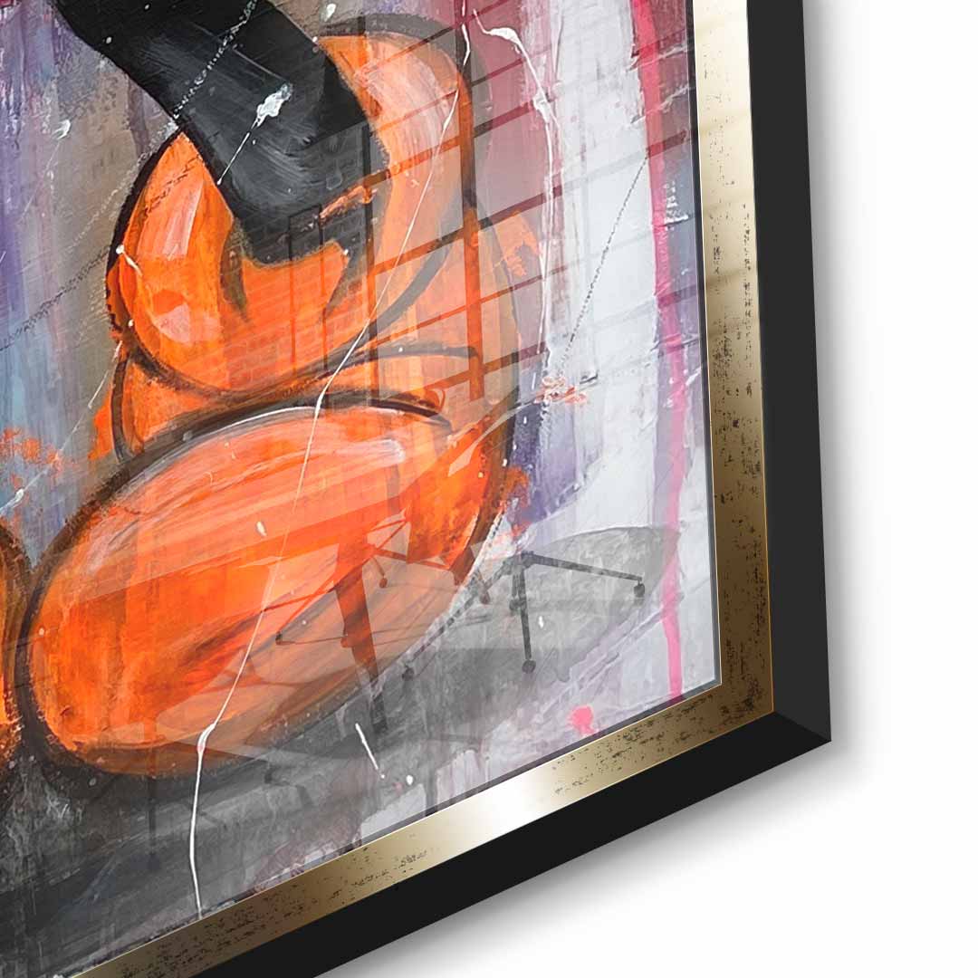 Don't worry, just dance - acrylic glass