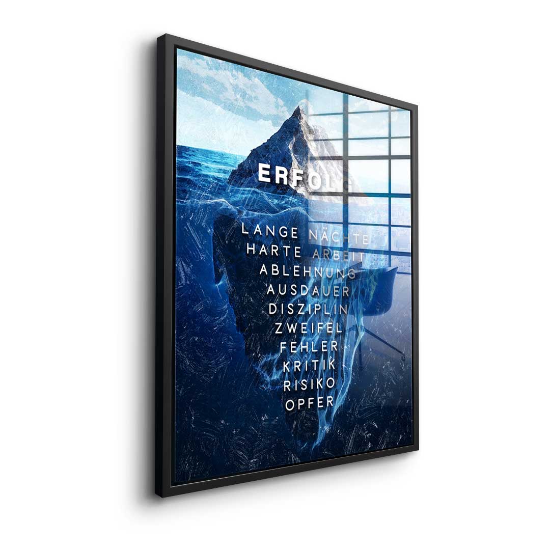 Eisberg des Erfolgs - Acrylglas