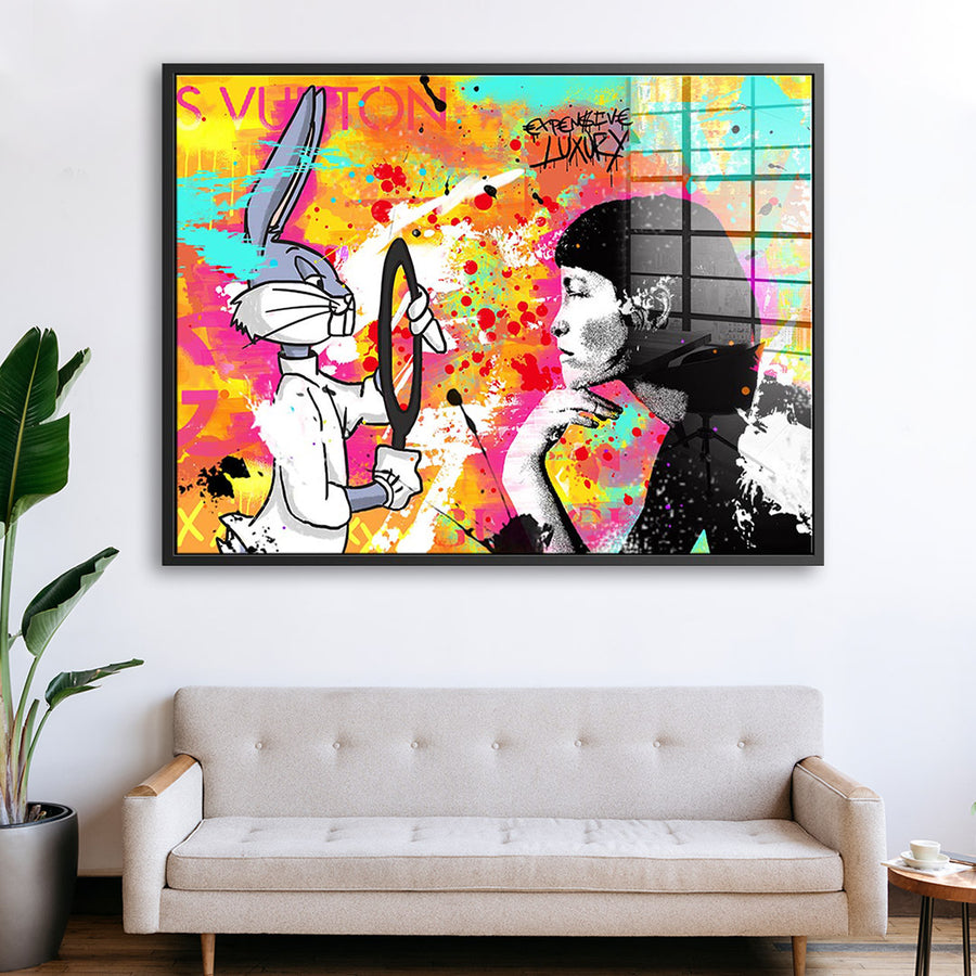 Beauty Bunny - Szkło akrylowe