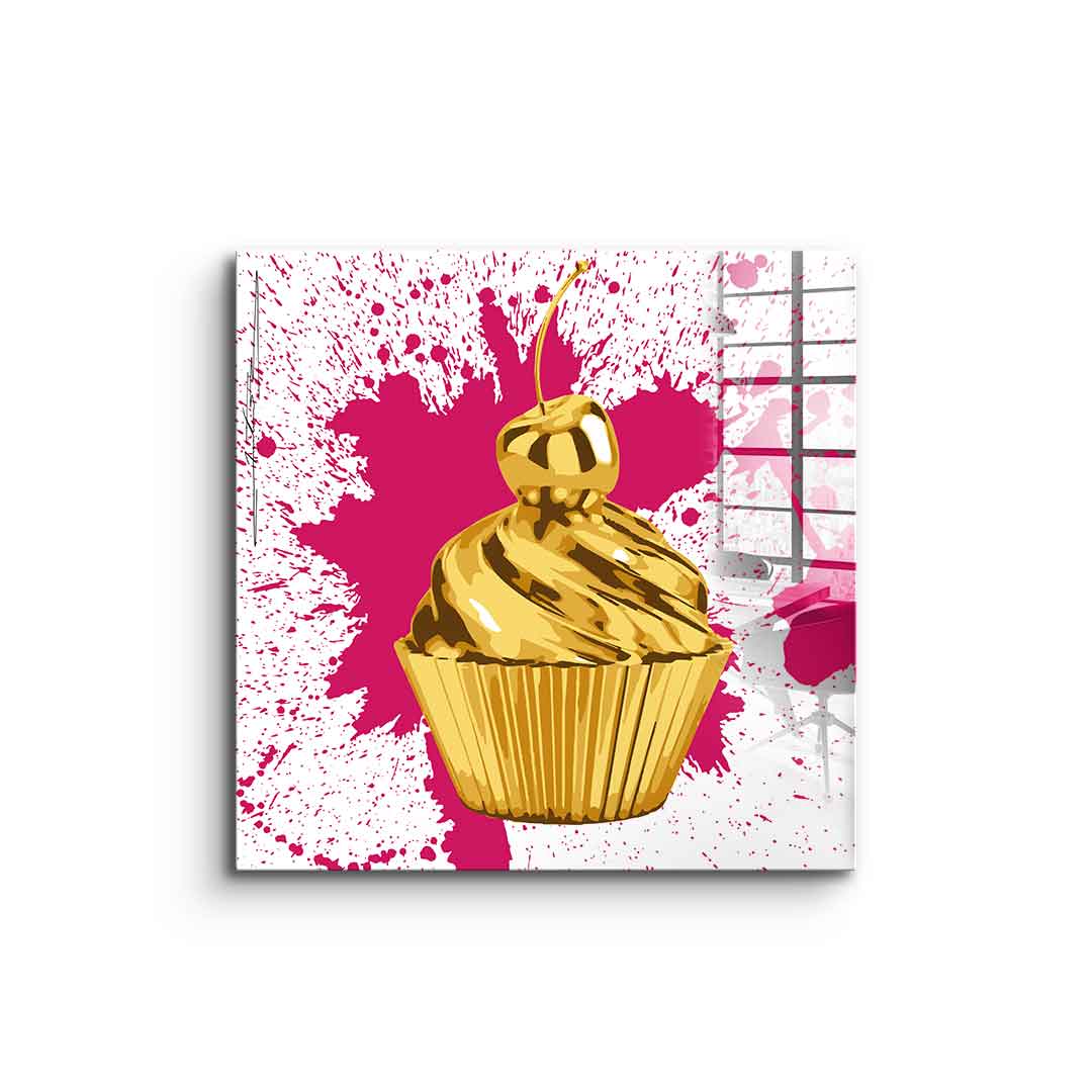 Cupcake Splash - Acrylglas