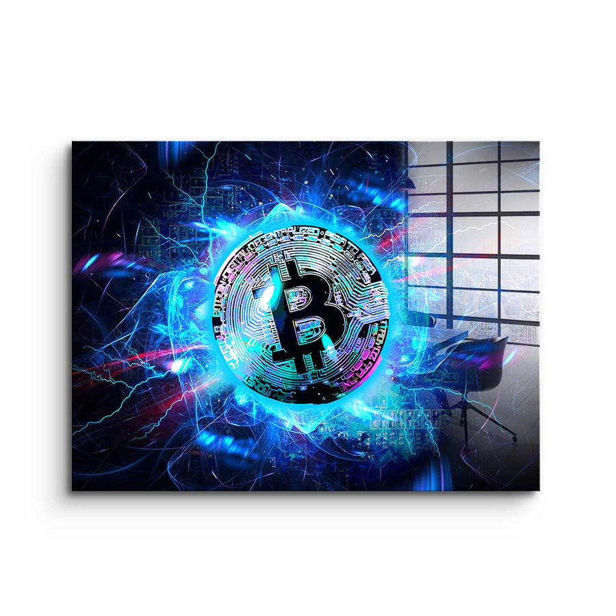 Electro Bitcoin - Akryl