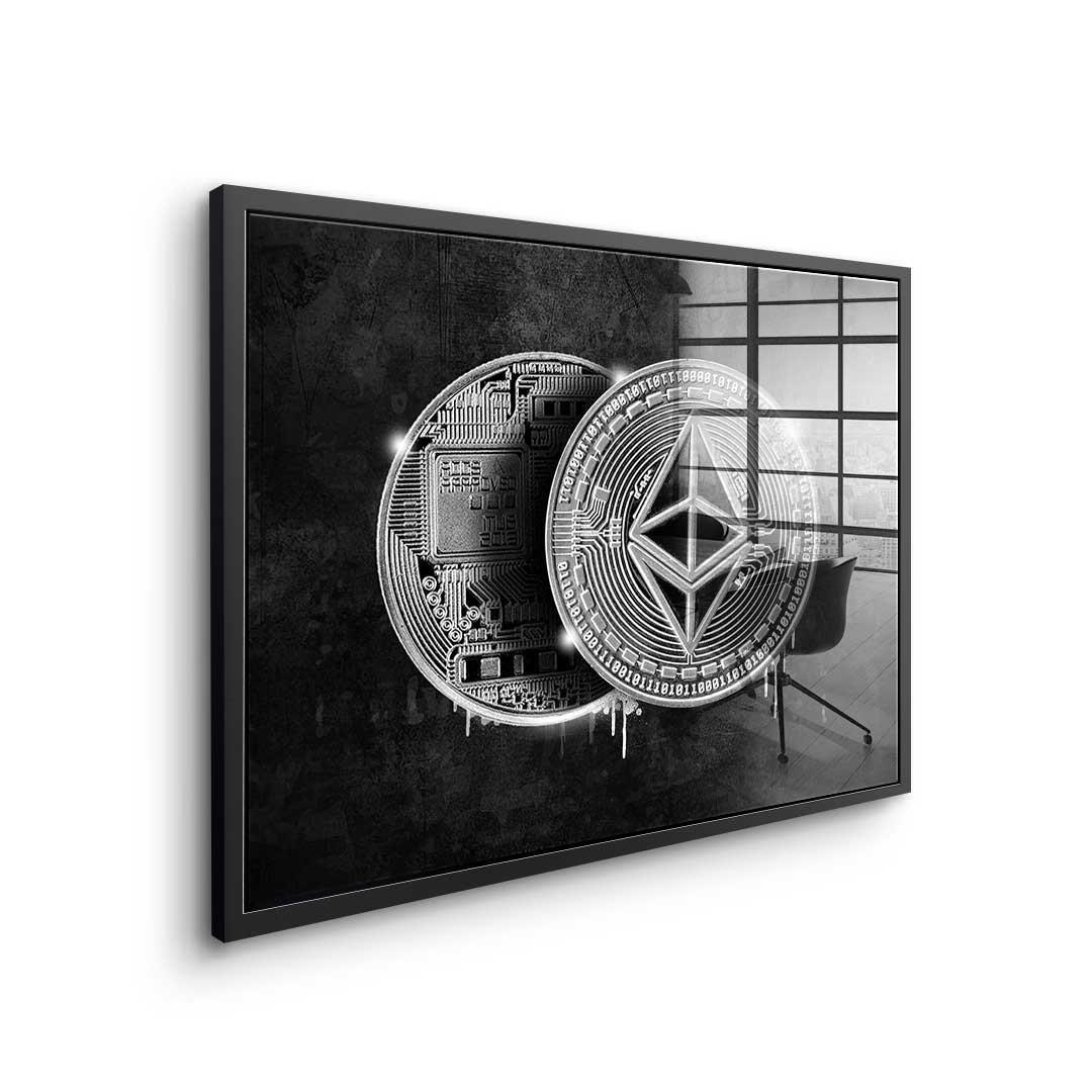 Ethereum Coin - Acrylic glass