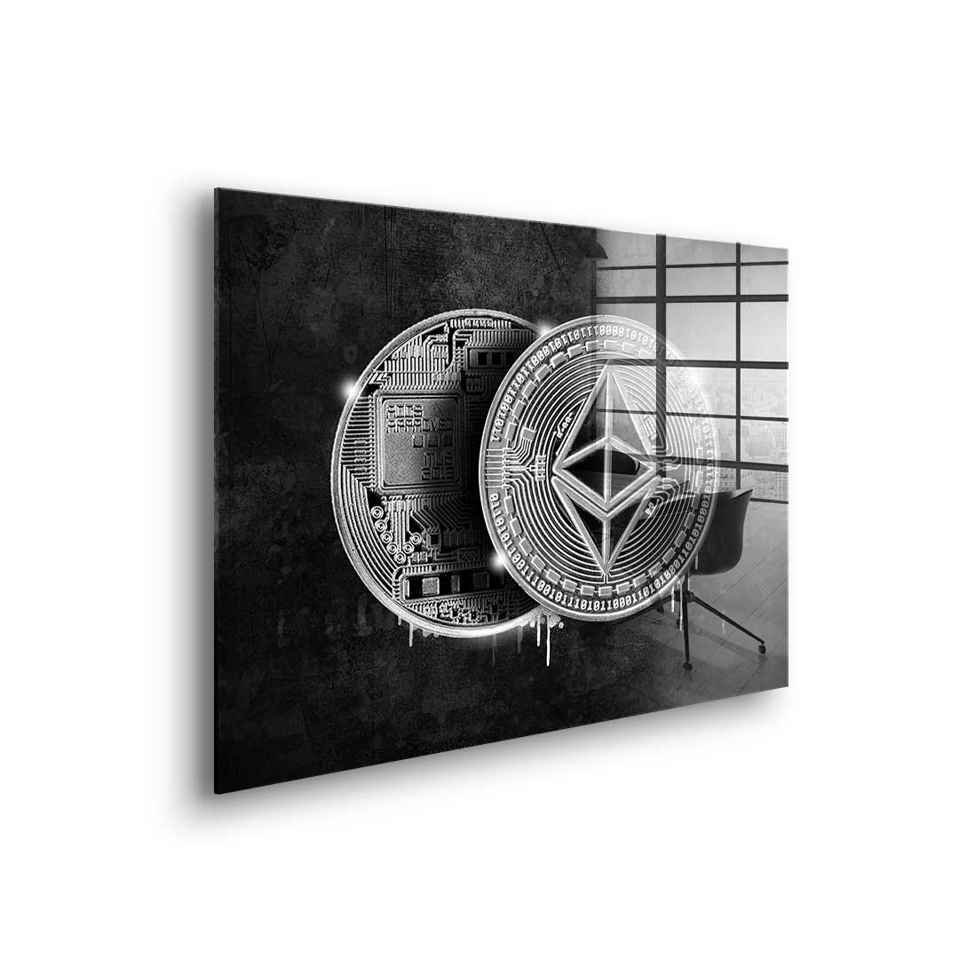 Ethereum Coin - Acrylic glass