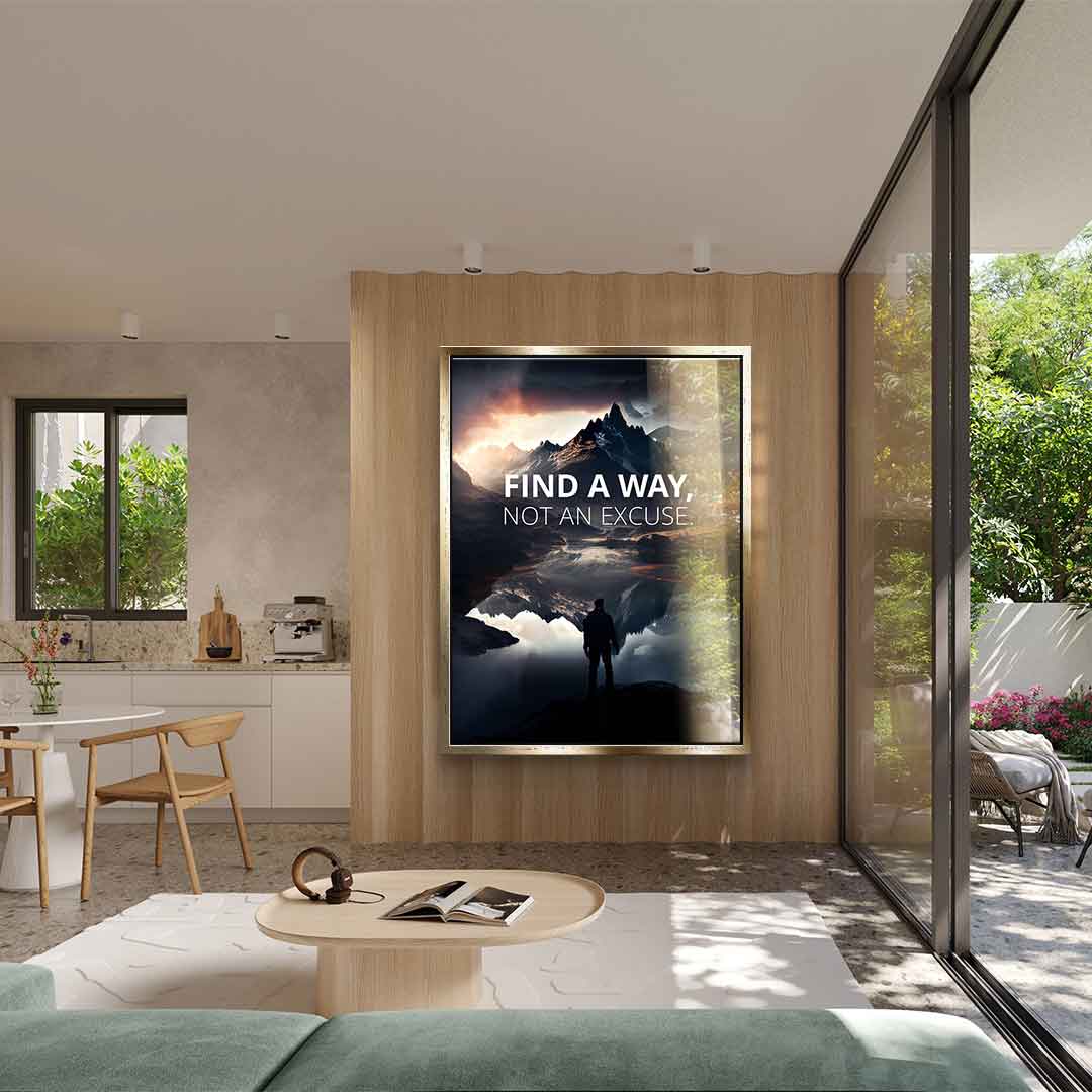 Find a way - Acrylglas