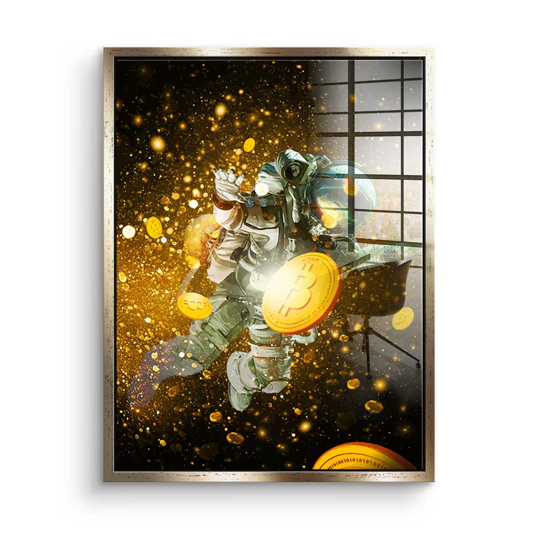 Fly Like A Bitcoin - Acrylic glass