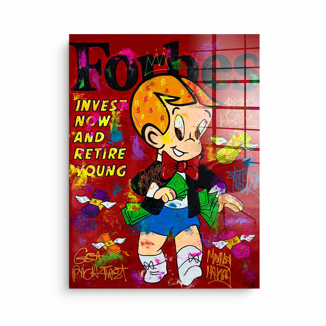 Retire young - Acrylglas