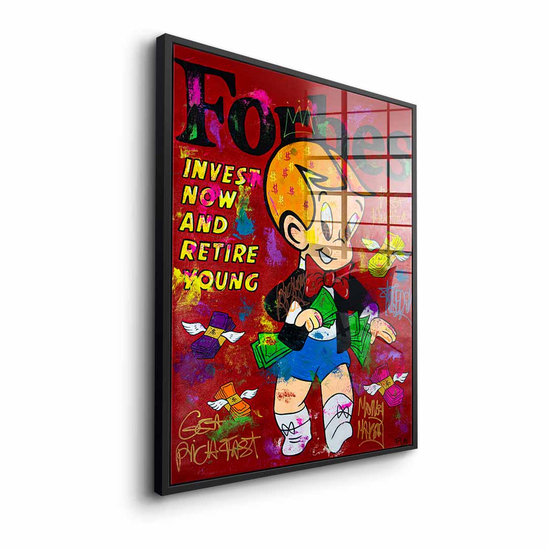 Retire young - Acrylglas