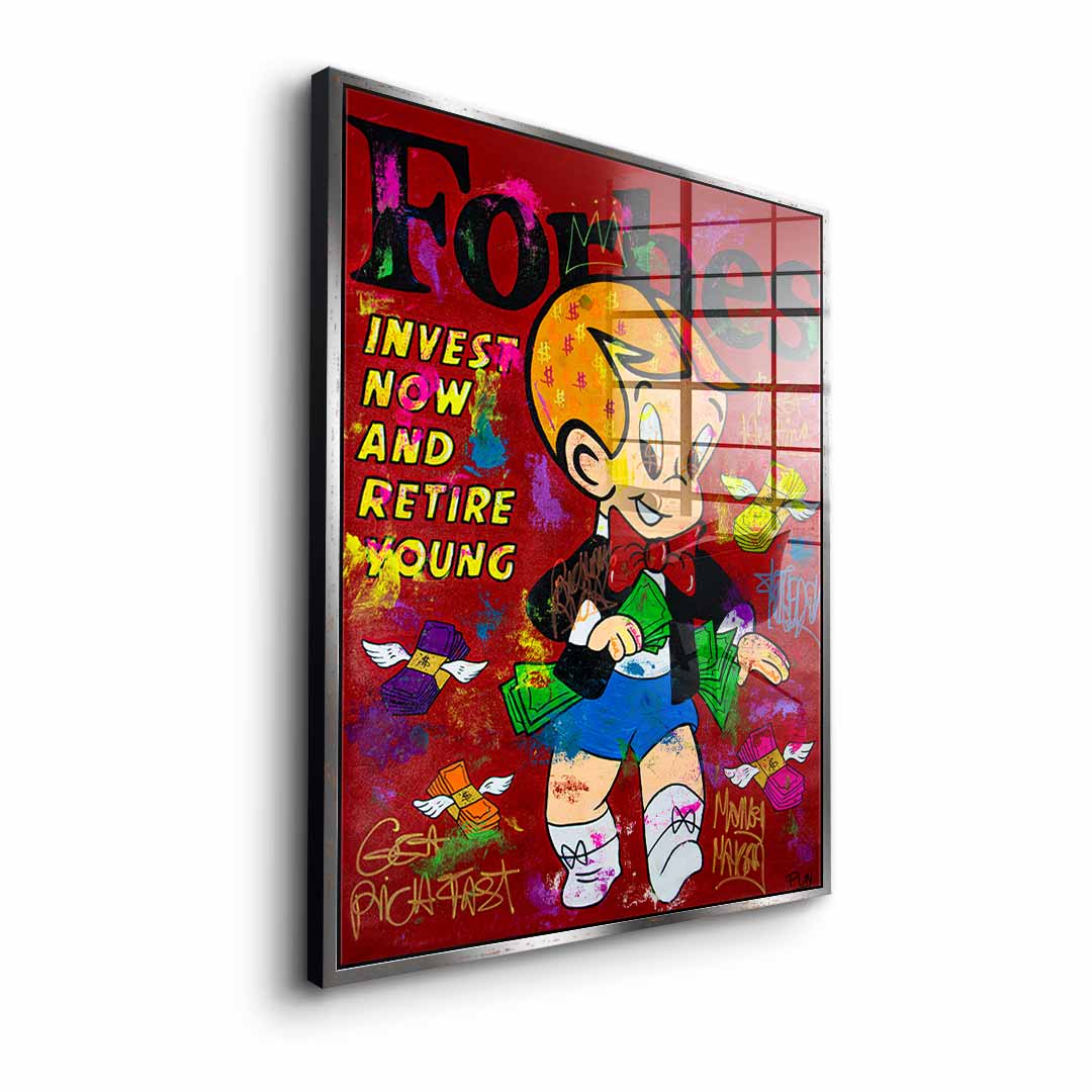 Retire young - Acrylglas
