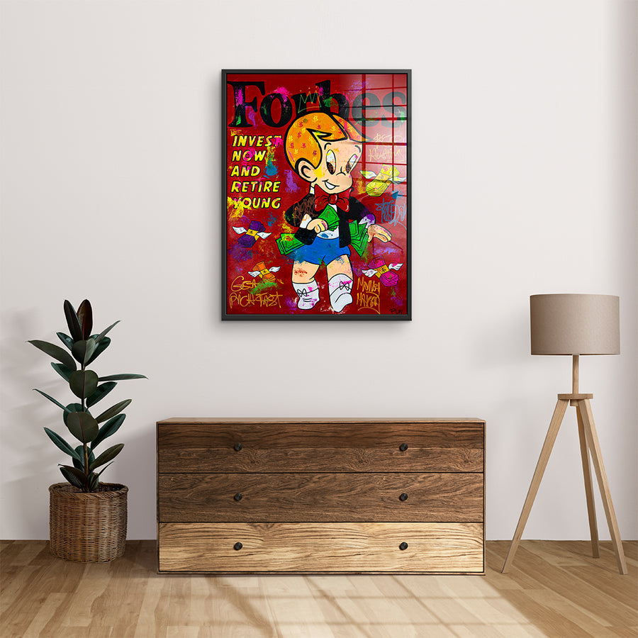 Retire young - Acrylglas