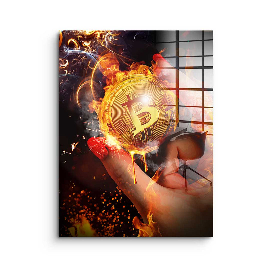 Gold Rush Bitcoin - Akryl
