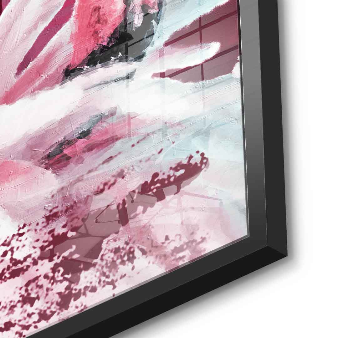 Flamingo Elegance - Acrylic glass